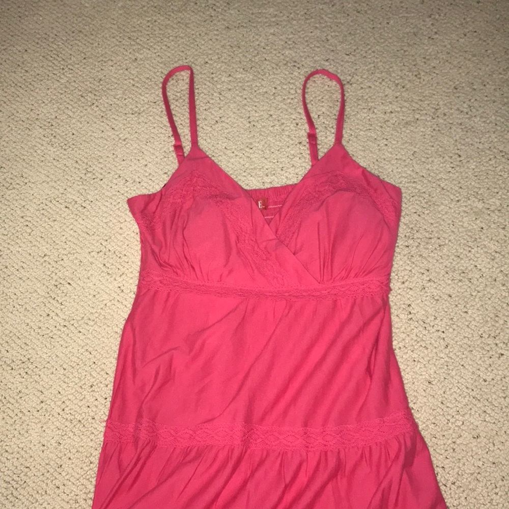 Hot pink maxi dress